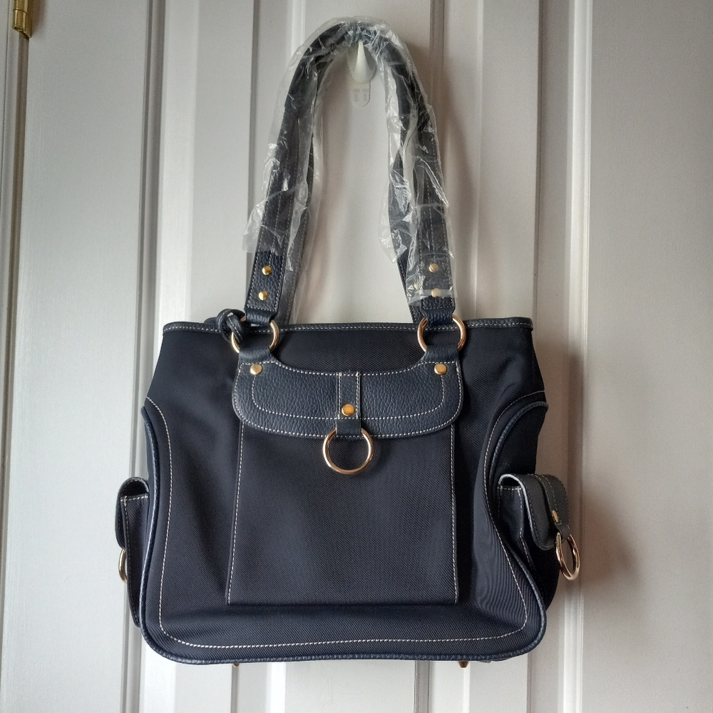 NWT MAXX NY Nylon Leather Trim 3 compartment Dust Cover